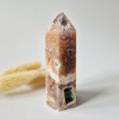 Roze Amethist Druzy Toren #13 173Gram – Natuurlijke Pink Amethyst uit Brazilië