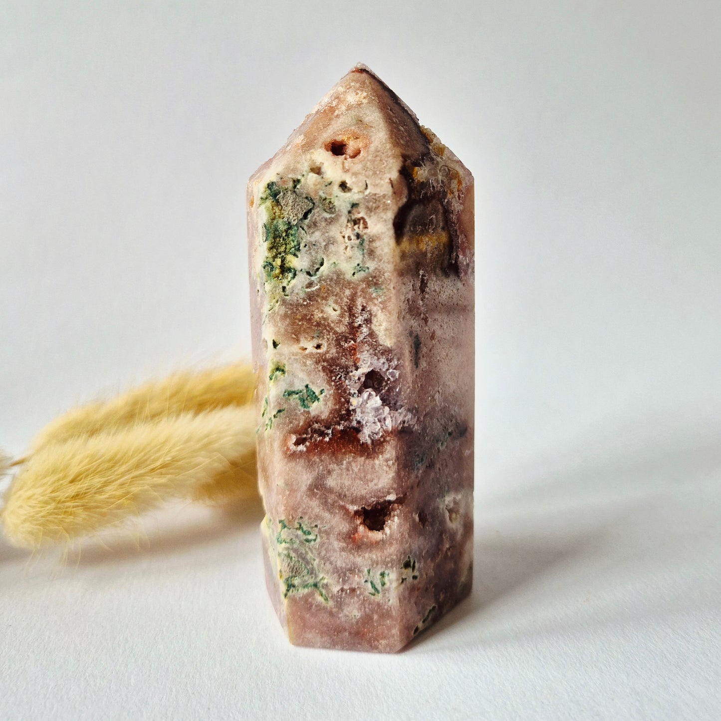 Roze Amethist Druzy Toren #13 173Gram – Natuurlijke Pink Amethyst uit Brazilië