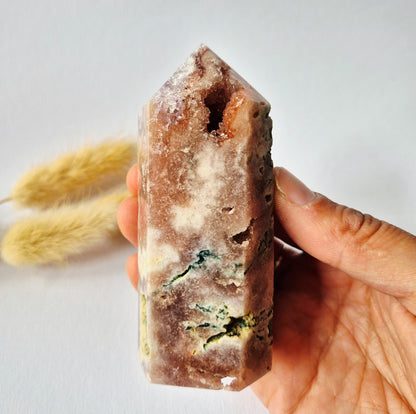Roze Amethist Druzy Toren #13 173Gram – Natuurlijke Pink Amethyst uit Brazilië