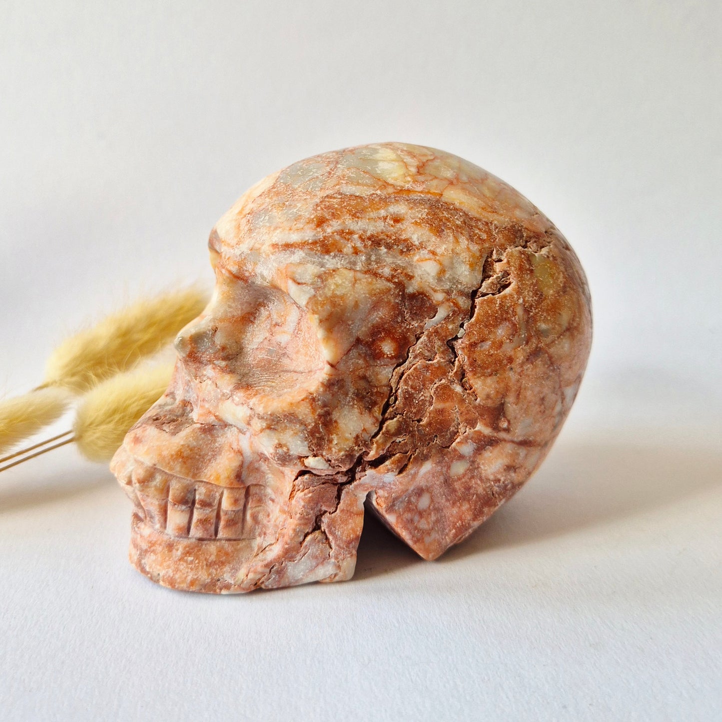 Gemstone Purple Mica Dragon Skull | Mysticism, Intuition &amp; Powerful Protection Dragon Skull