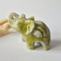 Xiuan Jade Edelsteen Olifant 7x5cm – Handgesneden Kristallen Beeldje