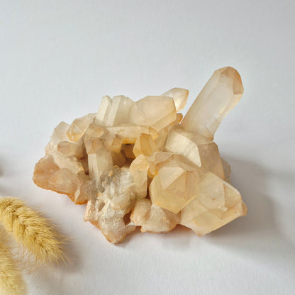 Natuurlijke Kwarts Cluster 914 gram | Uniek Kristal op Matrix uit China