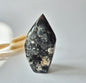 Edelsteen Druzy Sphalerite Flame Sculptuur 148g