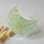 XL Large Rainbow Fluorite Heart including Metal Stand - #1. 13x13cm 636grams