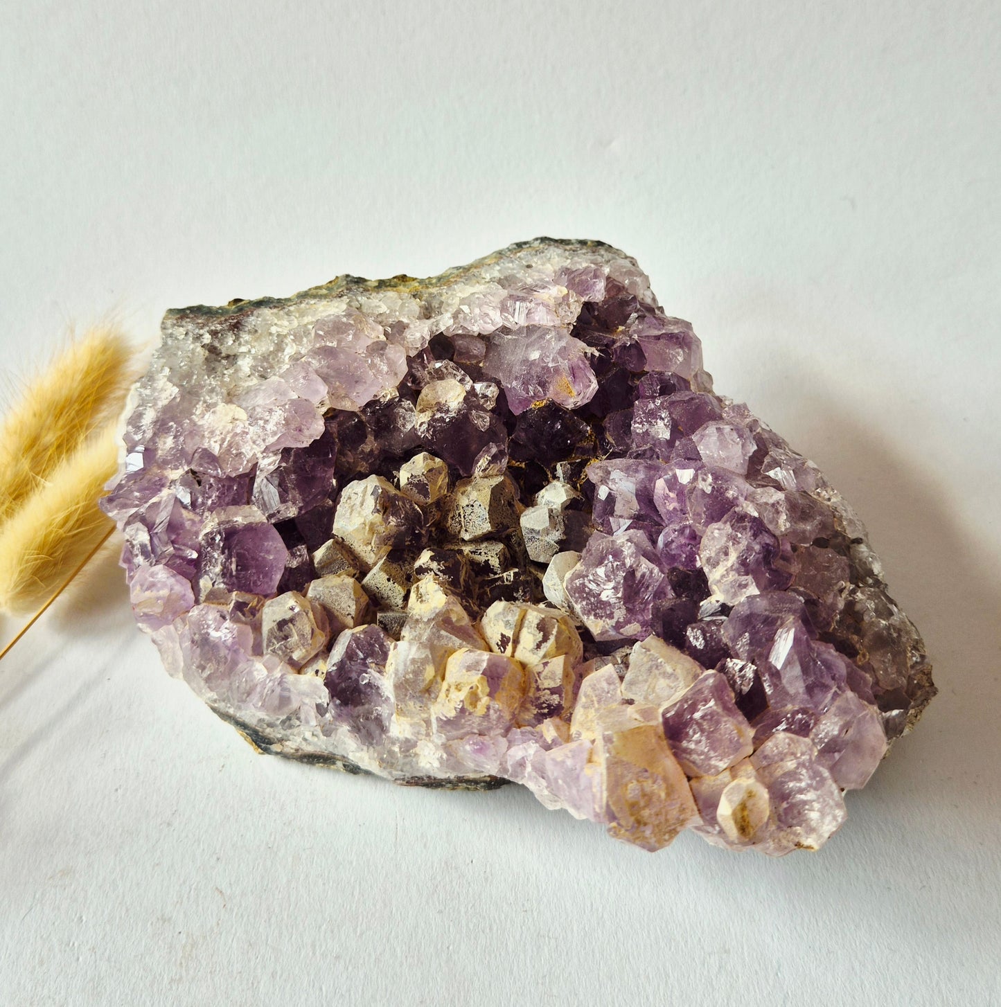 XL Gemstone Raw Amethyst Cathedral Cluster – #13 1542 grams