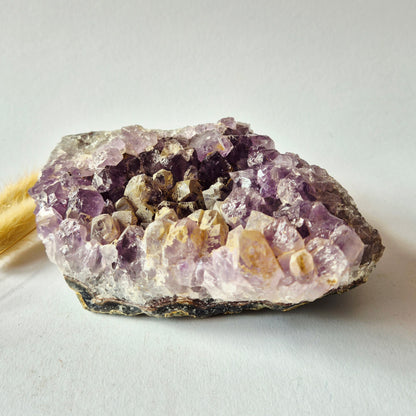 XL Gemstone Raw Amethyst Cathedral Cluster – #13 1542 grams