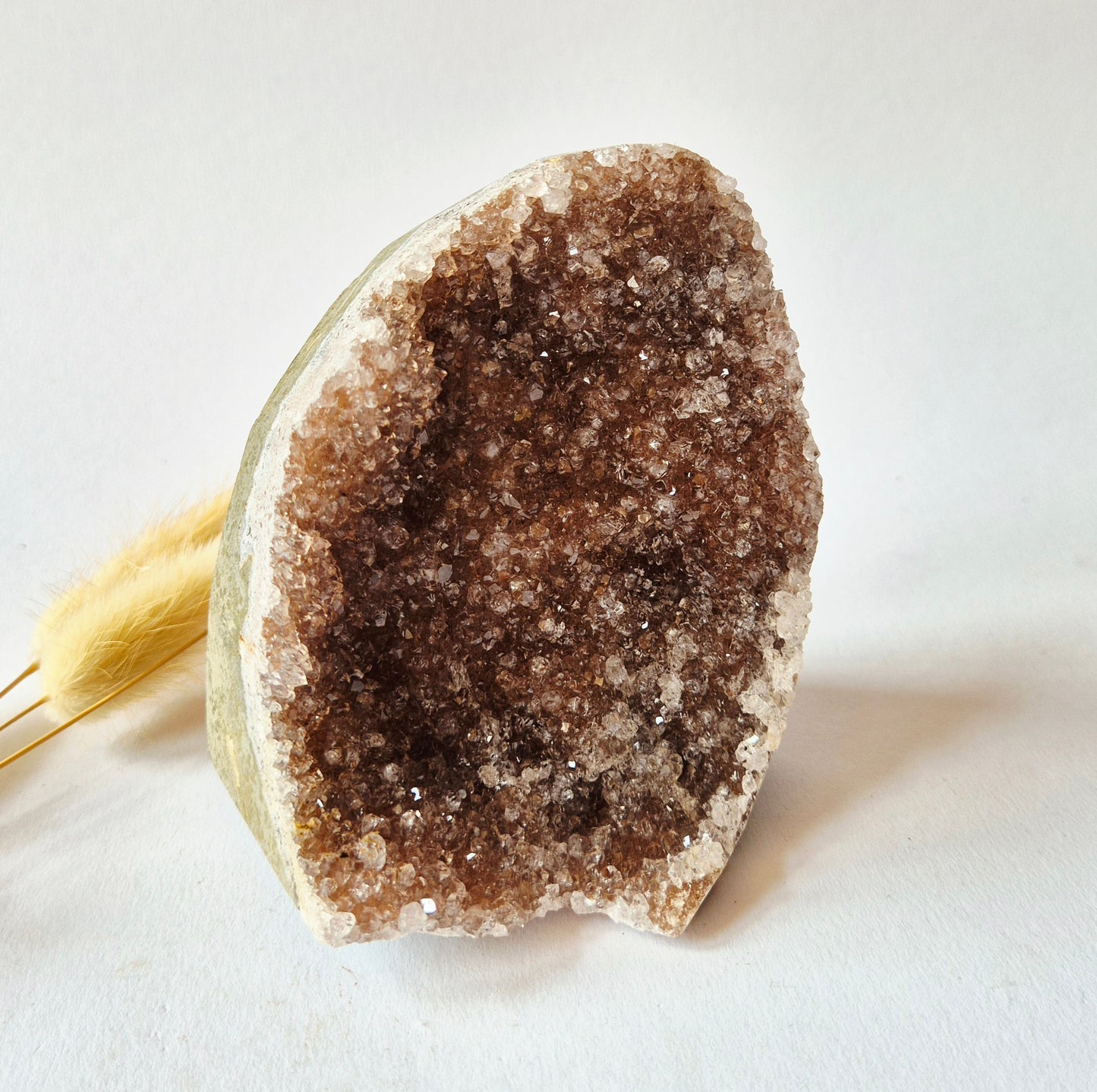 Champagne Amethist Druzy Vrije Vorm 649g | Natuurlijke Kristal Geode