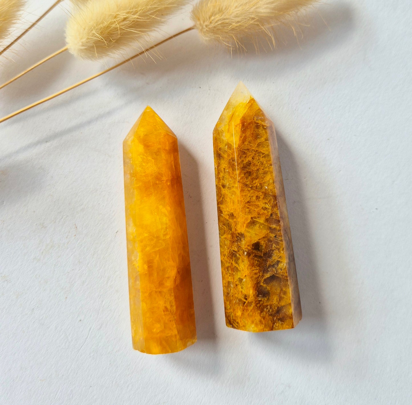 Golden Healer Punt – Handgeslepen Edelsteen Toren