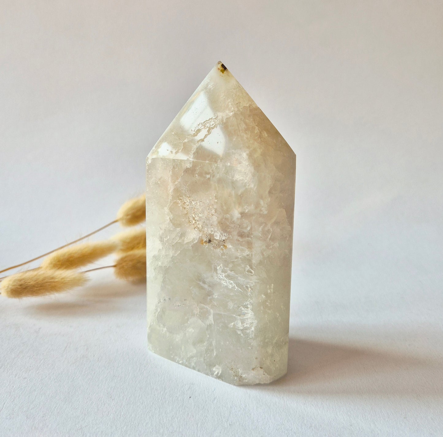 Druzy Agate - Teardrop Drop Standing Gemstone Crystal - C. 158gram