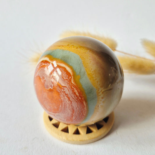 Kristall Edelstein Kugel Moosachat Druzy Kugel 82mm 700g
