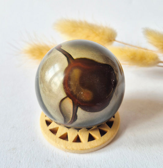 Kristall Edelstein Kugel Moosachat Druzy Kugel 82mm 700g