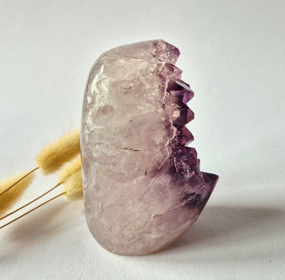 XL Gemstone Raw Amethyst Cathedral Cluster – #13 1542 grams