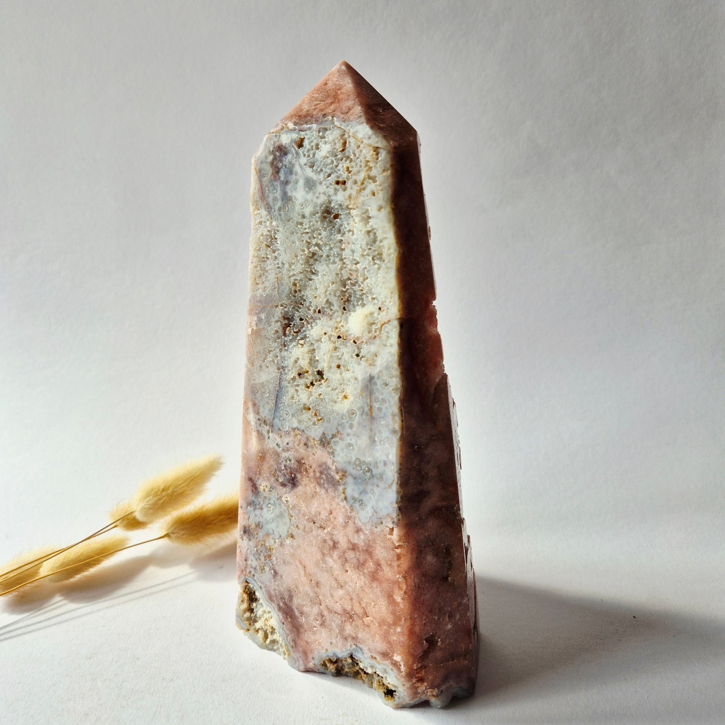 Roze Amethist Druzy Toren – 1802 gram | Uniek Kristalkunstwerk uit Brazilië