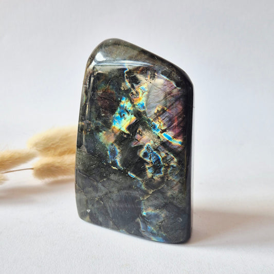 Premium Rainbow Labradorite Freeform 500g – High Flash Madagascar Labradoriet – One of a Kind Crystal