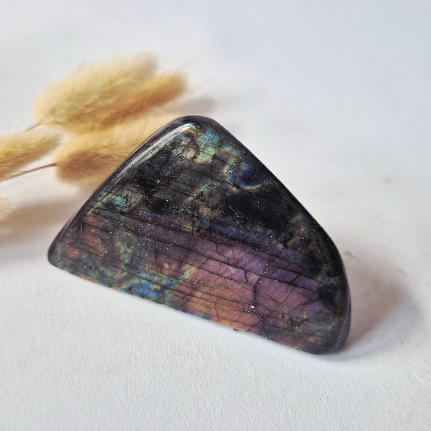Premium Rainbow Labradorite Freeform 172g – High Flash Madagascar Labradoriet – One of a Kind Crystal