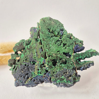 XL Druzy Seltener Azurit-Malachit Roh Wunderschöner Edelstein Nr. 10 360 Gramm – Funkelnde Naturkraft
