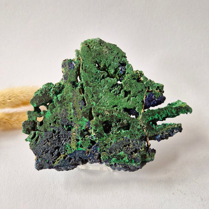 XL Druzy Seltener Azurit-Malachit Roh Wunderschöner Edelstein Nr. 10 360 Gramm – Funkelnde Naturkraft