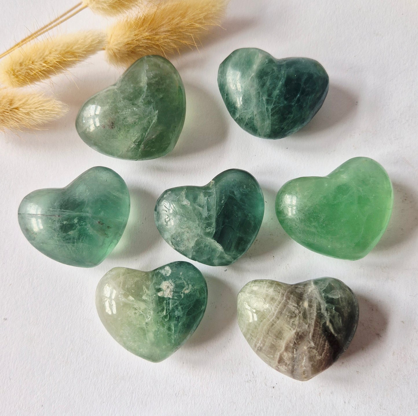 Mini-Herz - Roter Jaspis-Edelsteinherz / Taschenstein-Handschmeichler (2 x 2 cm)