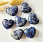 Mini-Herz - Roter Jaspis-Edelsteinherz / Taschenstein-Handschmeichler (2 x 2 cm)