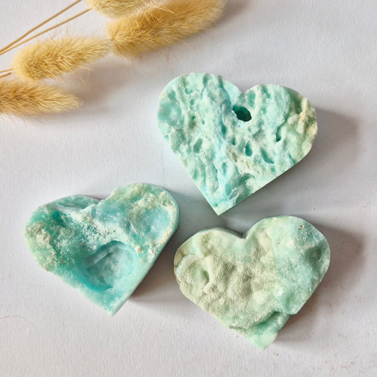 Mini-Herz - Roter Jaspis-Edelsteinherz / Taschenstein-Handschmeichler (2 x 2 cm)