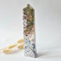 Oceaan Jaspis Toren 379 gram – Unieke Edelsteen met Druzy