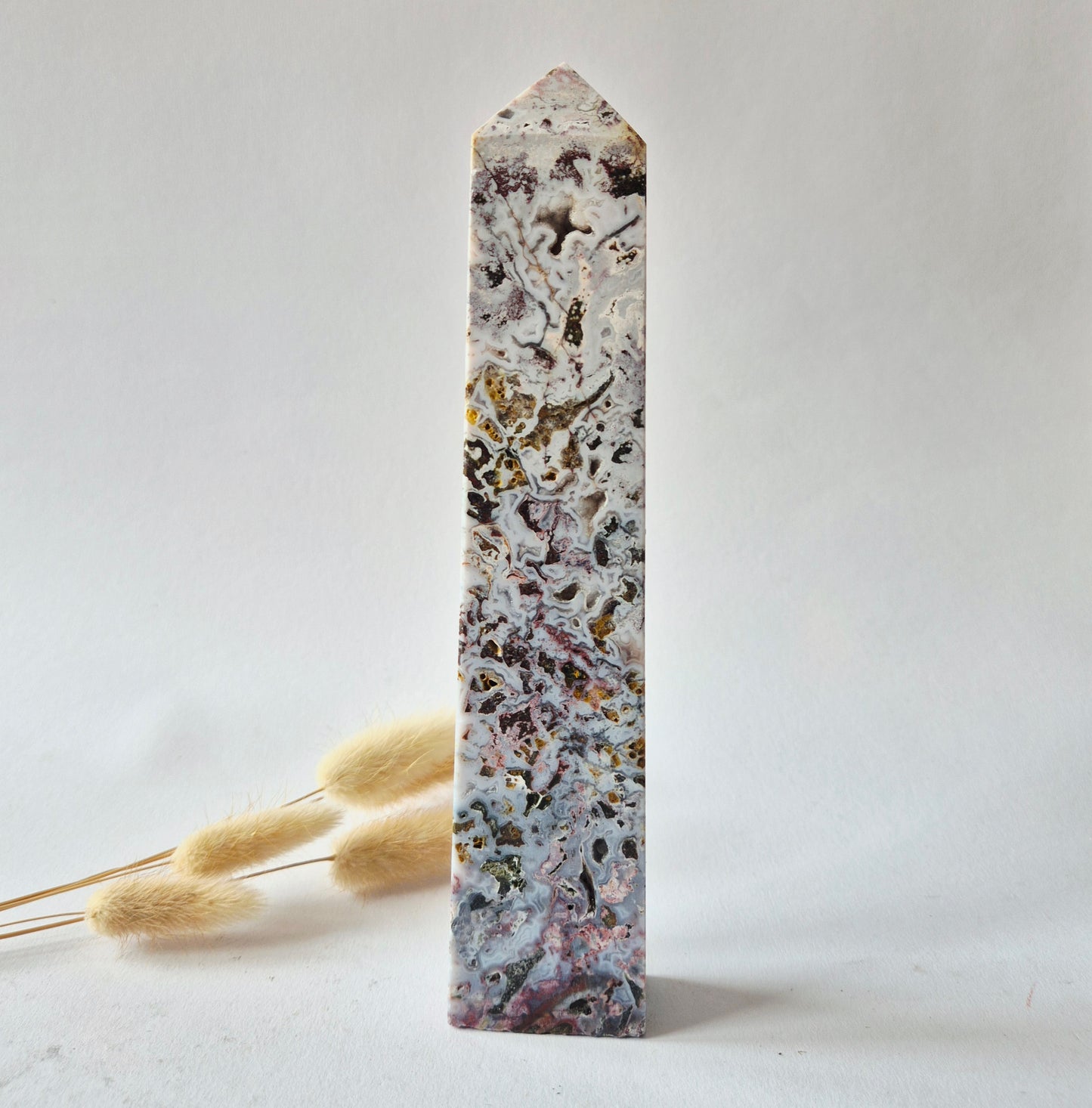 Flashy Labradorite Gemstone Tower - 8-10 cm High