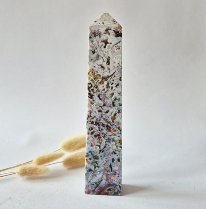 Flashy Labradorite Gemstone Tower - 8-10 cm High