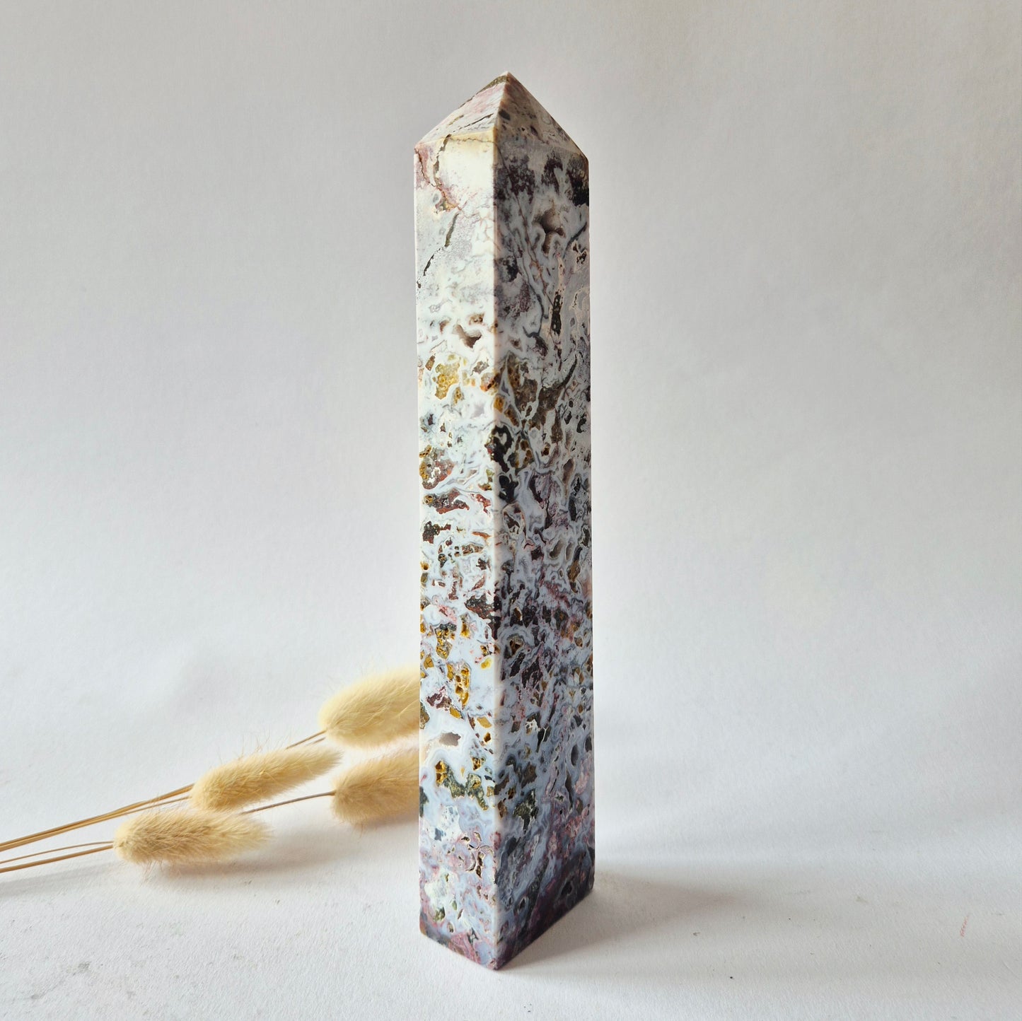Flashy Labradorite Gemstone Tower - 8-10 cm High
