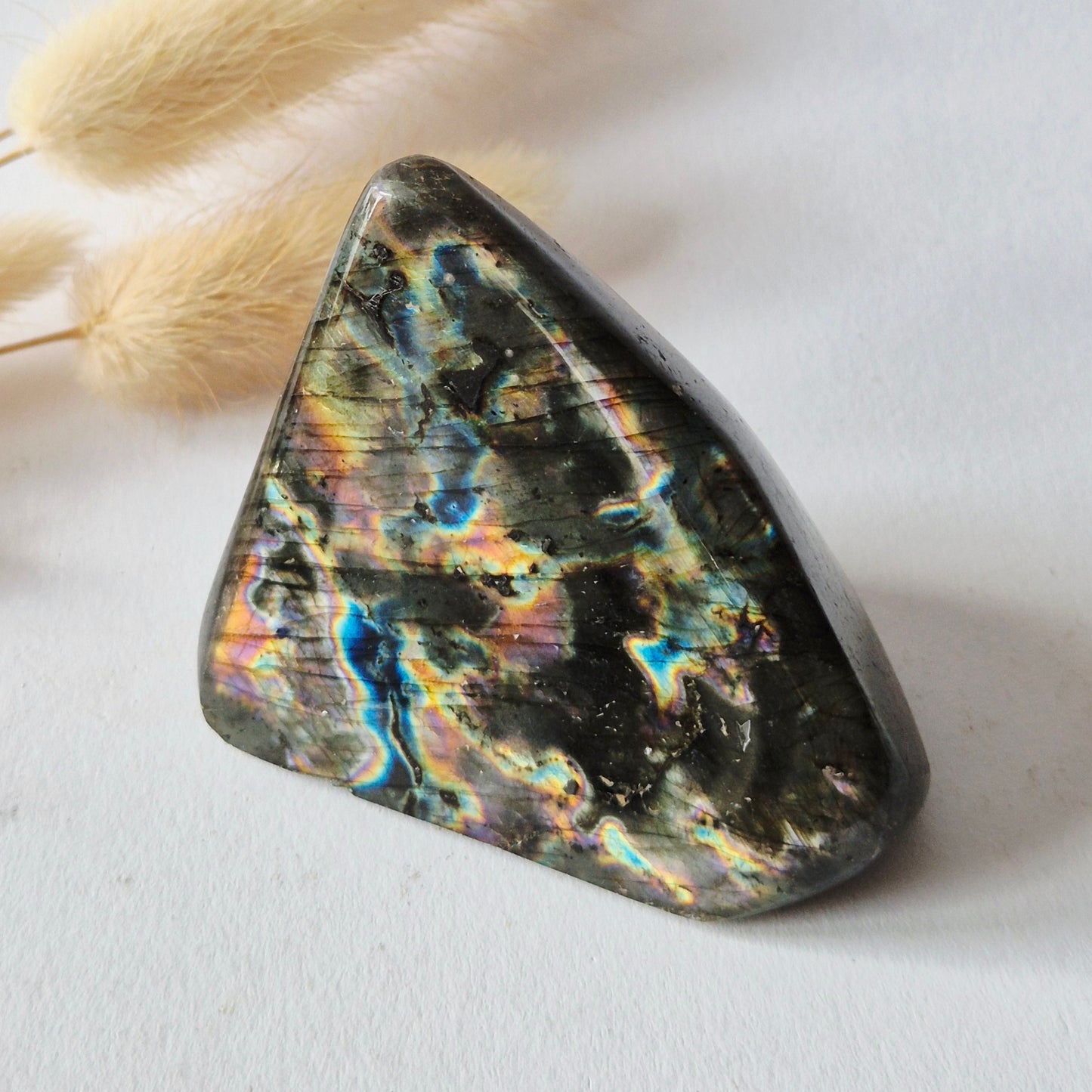 Paarse Regenboog Labradoriet Freeform | 140 gram