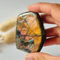 Gemstone Purple Labradorite Heart Palm Stone – Intuition, Protection &amp; Mystical Power
