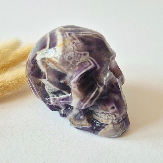 XXL Edelstein Druzy Totenkopf Fluorit Totenkopf - #4 1297 Gramm