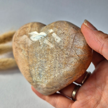 Gemstone Ocean Jasper Palmstone (6-8 cm) – Balance &amp; Positive Energy Handstone worrystone worrystone