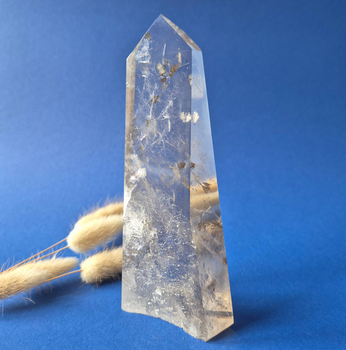 Lemurian Quartz Toren 388g – Natuurlijk Lemurian Bergkristal