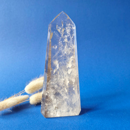Lemurian Quartz Toren 388g – Natuurlijk Lemurian Bergkristal