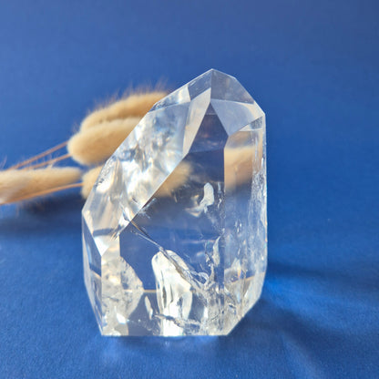 Premium Bergkristal Punt met Regenboog 342g – Clear Quartz Brazilië