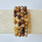 Gemstone bracelet with 8mm beads - Red Tiger Eye