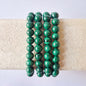 Gemstone bracelet with 8mm beads - Red Tiger Eye