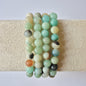 Gemstone bracelet with 8mm beads - Red Tiger Eye