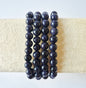 Gemstone bracelet with 8mm beads - Red Tiger Eye
