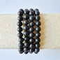 Gemstone bracelet with 8mm beads - Red Tiger Eye