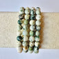 Gemstone bracelet with 8mm beads - Red Tiger Eye