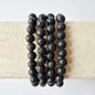 Gemstone bracelet with 8mm beads - Red Tiger Eye