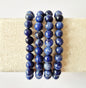 Gemstone bracelet with 8mm beads - Red Tiger Eye