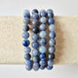 Gemstone bracelet with 8mm beads - Red Tiger Eye