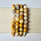 Gemstone bracelet with 8mm beads - Red Tiger Eye