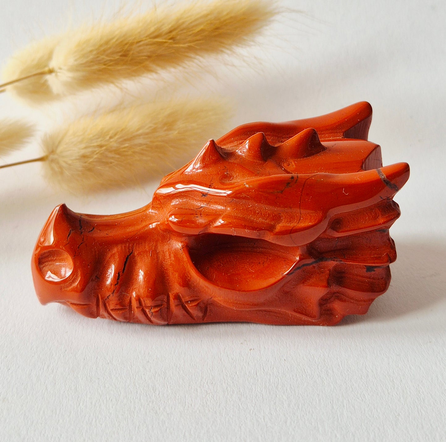 Edelstein Super Auffälliger Labradorit Drachenschädel (5–6 cm) - Drachenschädel