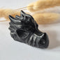 XL UV Reactive Agate Dragon Skull (13 x 6 x 7.5 cm | 537 g) – #2 Mystical Protection &amp; Transformation