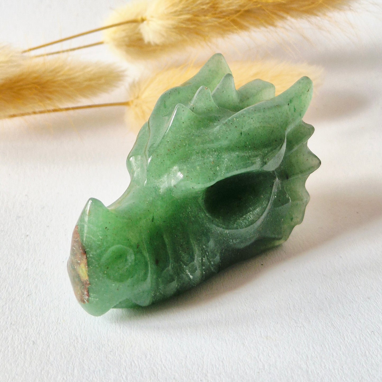 Edelstein Super Auffälliger Labradorit Drachenschädel (5–6 cm) - Drachenschädel