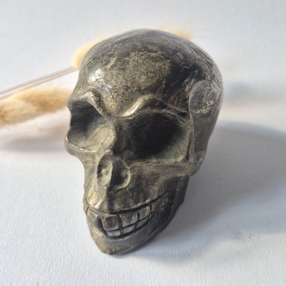XXL Edelstein Druzy Totenkopf Fluorit Totenkopf - #4 1297 Gramm