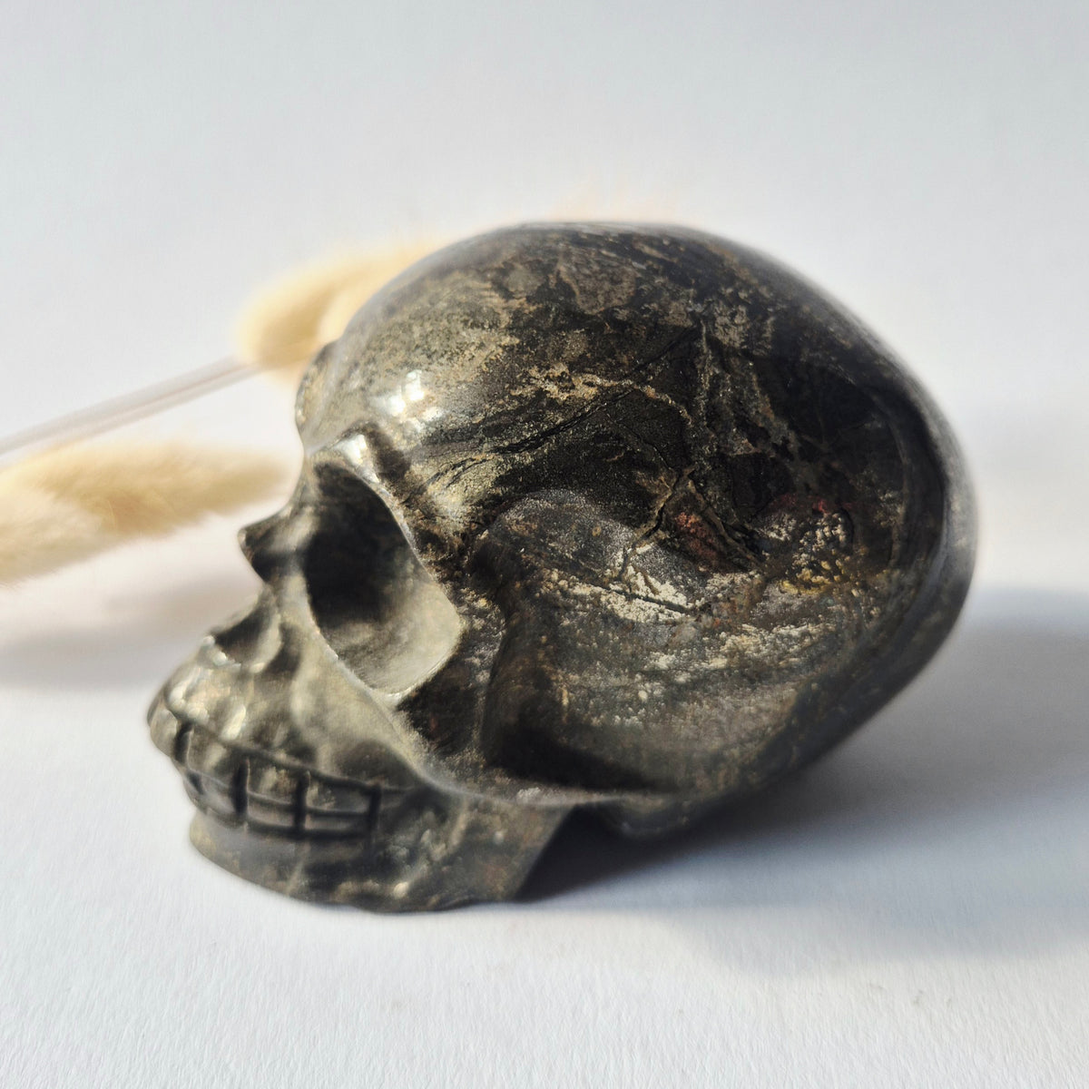 XXL Edelstein Druzy Totenkopf Fluorit Totenkopf - #4 1297 Gramm